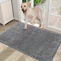 Dog Door Mat For Muddy Paws, Absorbs Moisture And Dirt, Absorbent Non-Slip Washable Mat, Quick Dry Microfiber, Mud Mat For Dogs