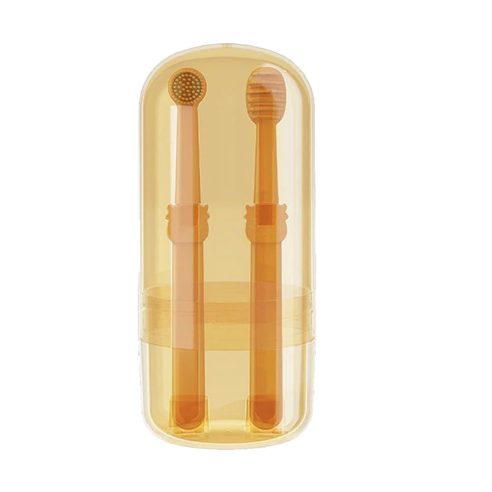 Dog Cat Oral Care Teeth Whitening Silicone Soft Toothbrush Pet Teeth Cleaning Supplies