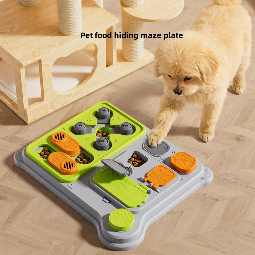 Dog Brain Training Toy & Food Dispenser: Interactive puzzle feeder for small and medium dogs, brand new item.