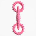 Dog Durable Chew Stick Toy Interactive Game Toy / Teeth Cleaning Training Toy / Pet Supplies / Handcuffs with Thorns Biting Toy
