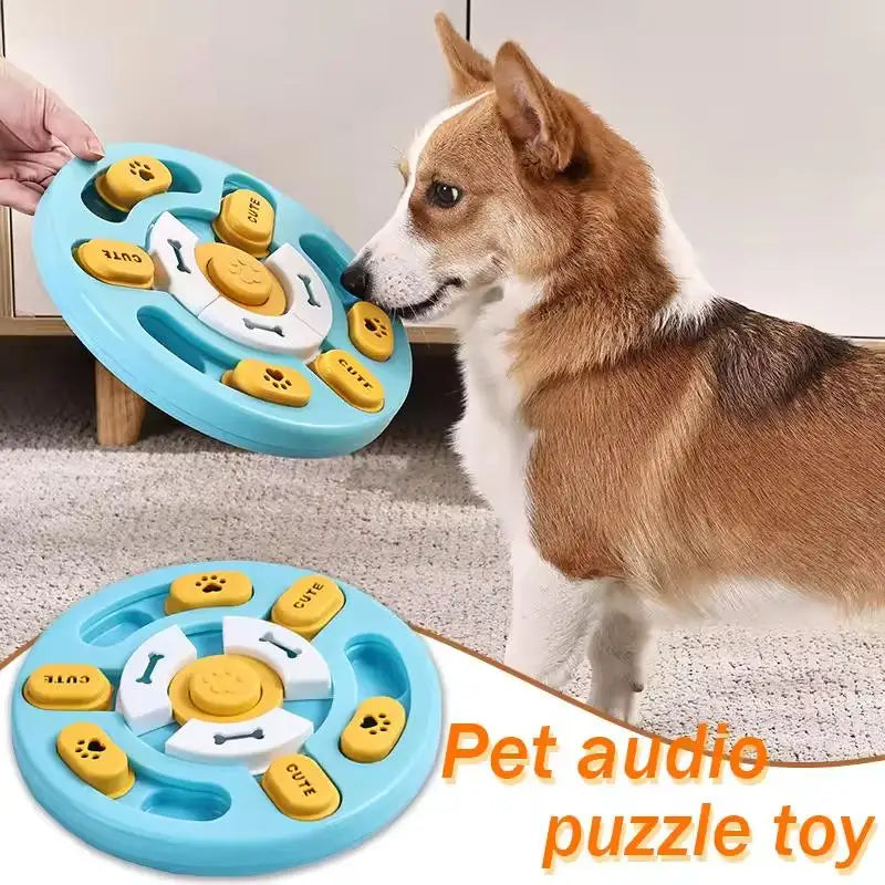 New Pet Sound Toys Dog Slow Food Basin Cat Dog Educational Toy To Relieve Boredom, Interactive Educational Feeding Toy