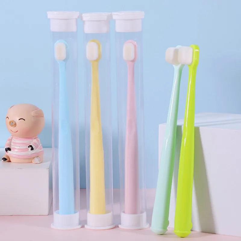 Pet Toothbrush Dog Teeth Cleaning Cat Toothbrush Oral Care Dog Toothbrushes Soft Dense Hair Tooth Brush for Dogs Mouth Cleaning