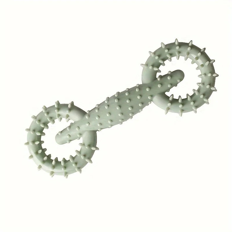Dog Durable Chew Stick Toy Interactive Game Toy / Teeth Cleaning Training Toy / Pet Supplies / Handcuffs with Thorns Biting Toy