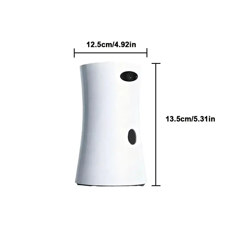WiFi dog food feeder with camera, multi-functional cat food dispenser, app controlled, smart automatic dog food feeder