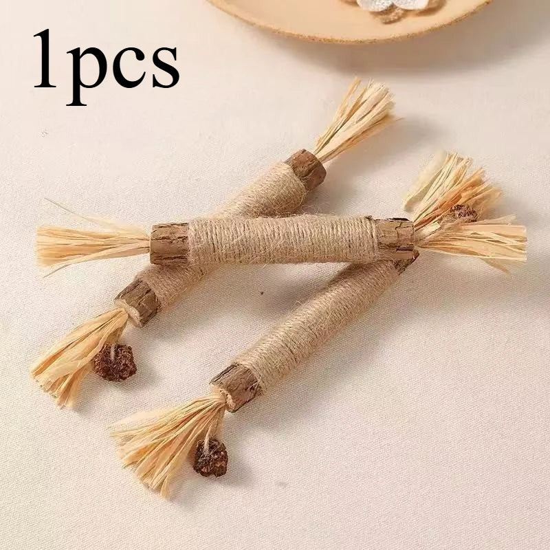 New Cat Toys Teeth Cleaning Bite Prevention Cleaning Teasing Cats Cat Sticks Self Entertainment Pet Supplies Pet Toys Cat Toy
