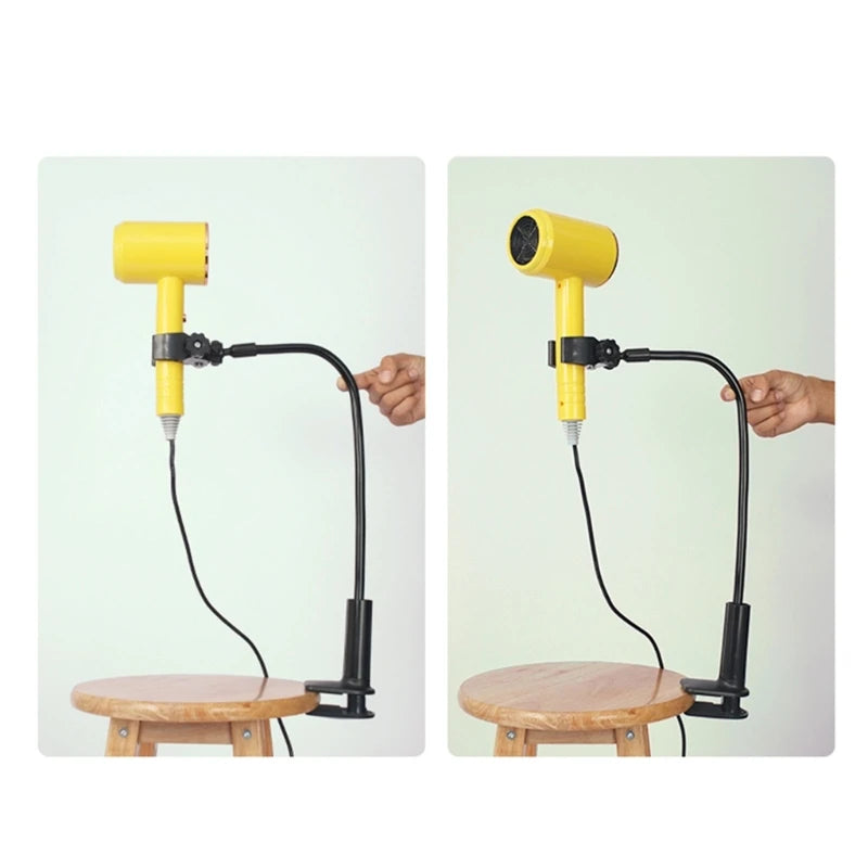 Dog Grooming Table Hair Dryer Arm Clamp Blow Dryer Stand Holder with 360 Degree Neck Hands-free Pet Grooming Drop Shipping